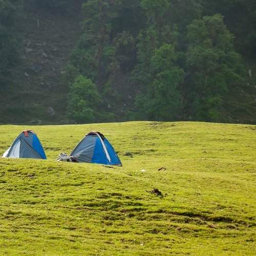 Camping in Mountains