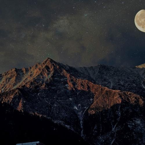 Over the mountain to reach the moon