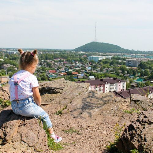 Вид на город Биробиджан