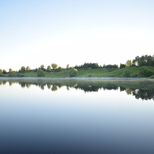 Утро на Можайском водохранилище