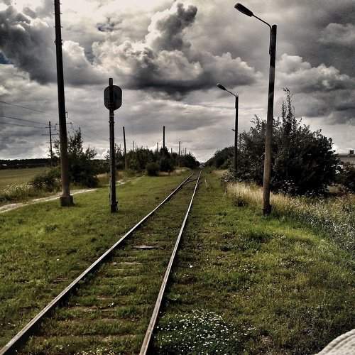 Старый жд переезд