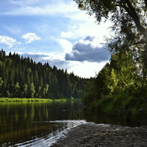 На реке Уфе