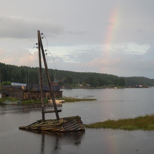 Поселок Чупа на Белом море.