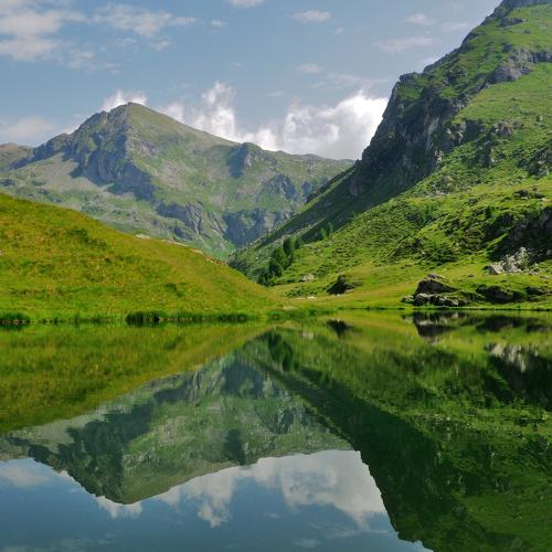 Утро в горах