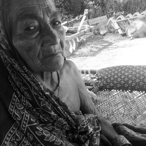 Poor old lady