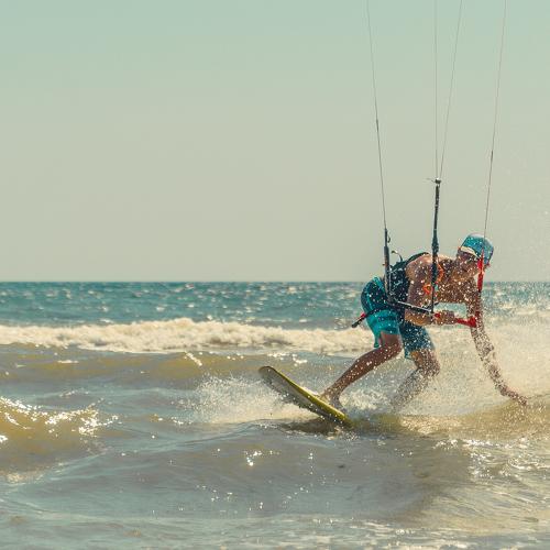 Kite surfing