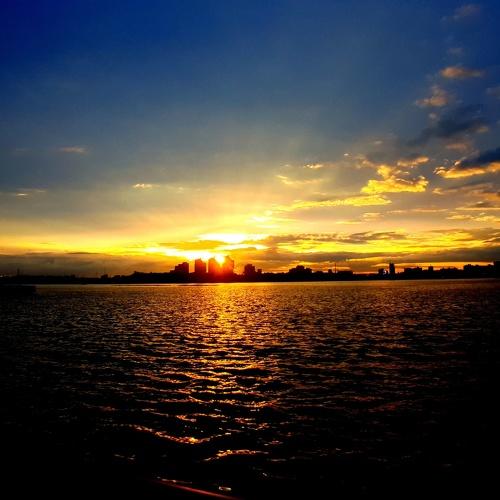 Bright sunset