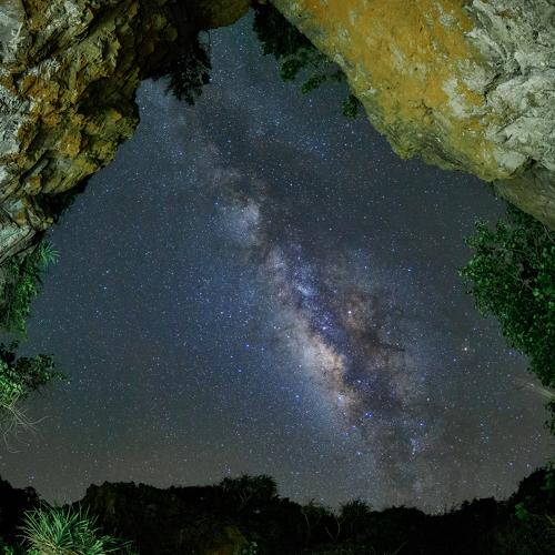 Milkyway in a cave