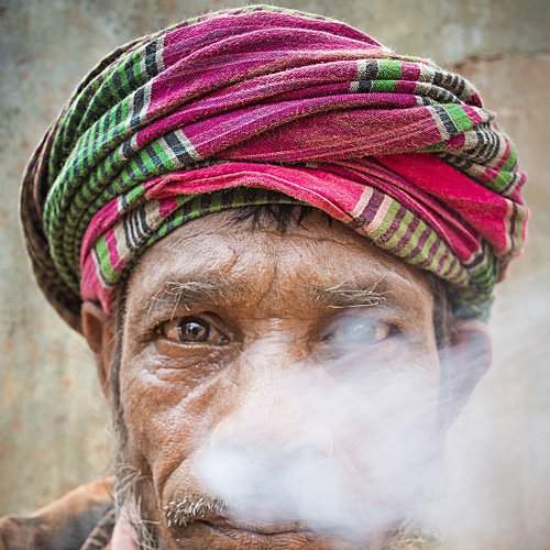 Smoky portrait