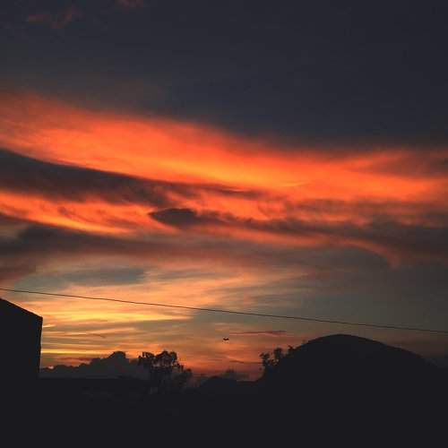 Cloudy evening