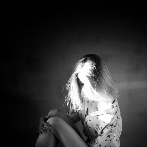 Light and girl