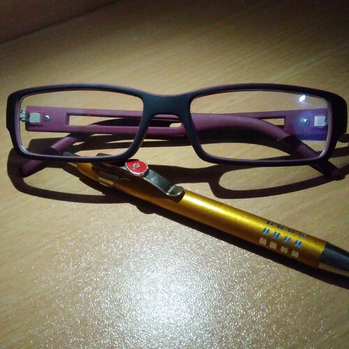Spectacles and pen together can change the world