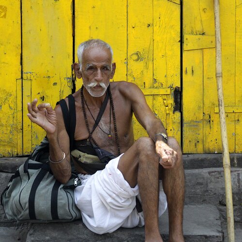 Old Man Waiting