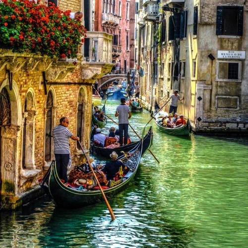 Street on the water - Venice