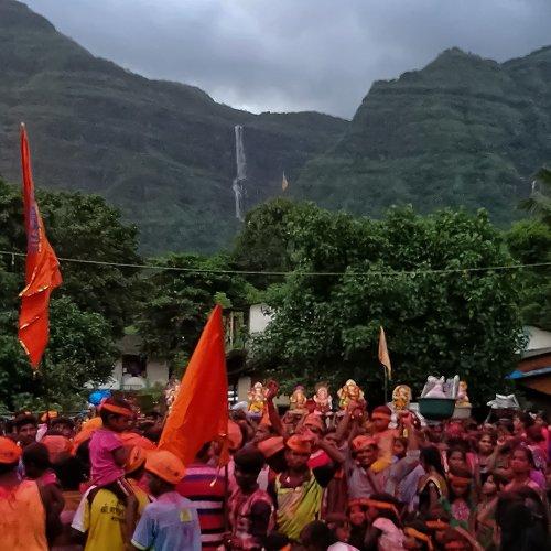 Ganesh visarjan celebration