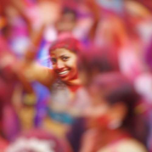 Dancing during Ganesh Visarjan