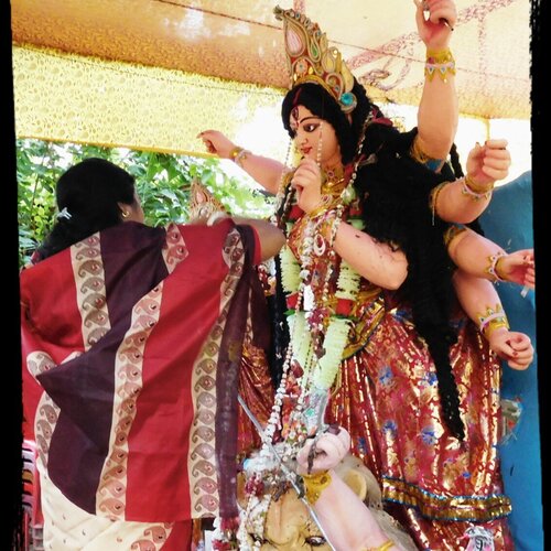 A Good Bye to Goddess Durga