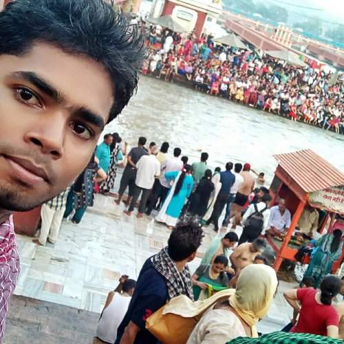 In a holy festival.