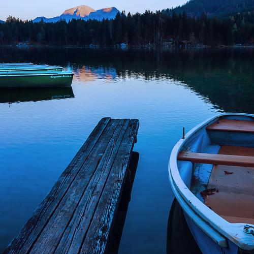 Sunset at Hintersee