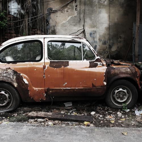 Abandoned Car, Talat Noi, Bangkok