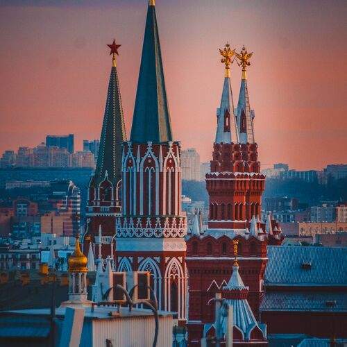 Golden heads of Moscow