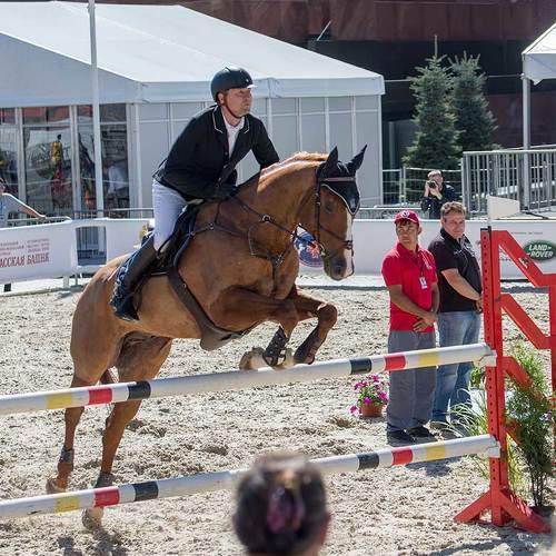 Конкур на Красной площади