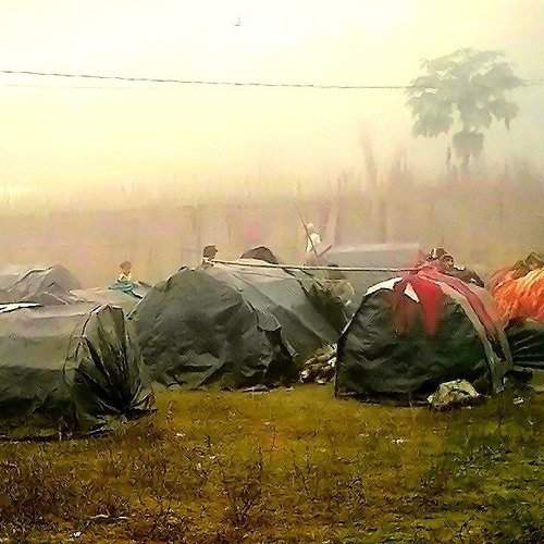 শীতের আশ্রয় নিদারুন অতিশয়