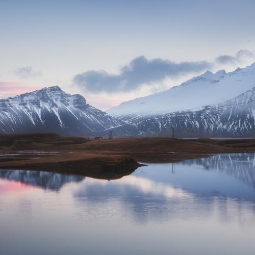 Winter sunrise in Iceland