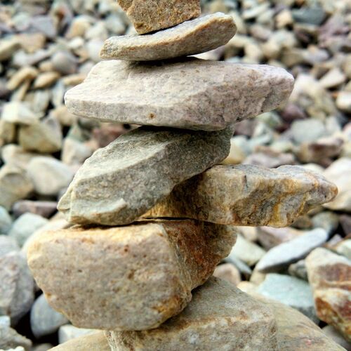 stone balancing....
