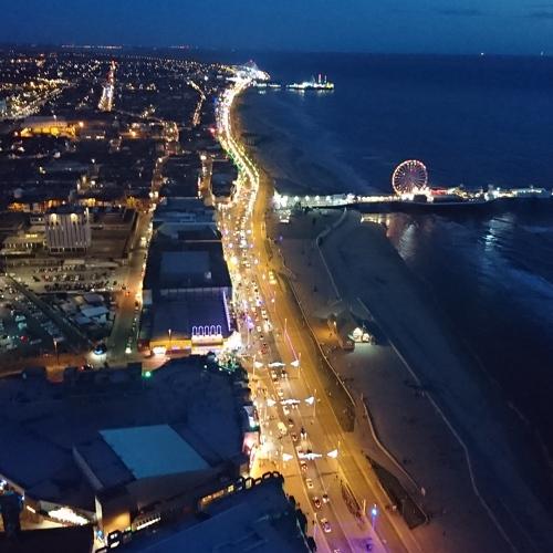 Blackpool at night