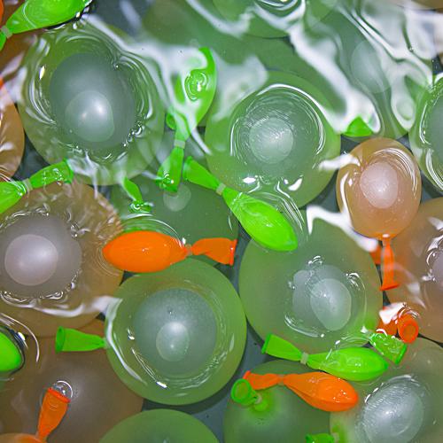 balloons in water