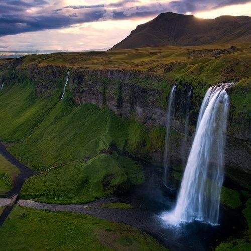 Sunrise at Seljalandsfoss