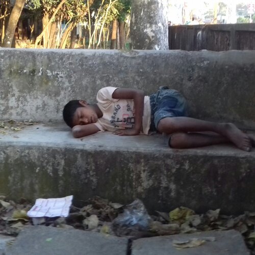 Sleeping boy