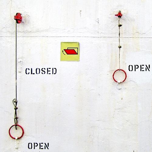 Open - closed - open
