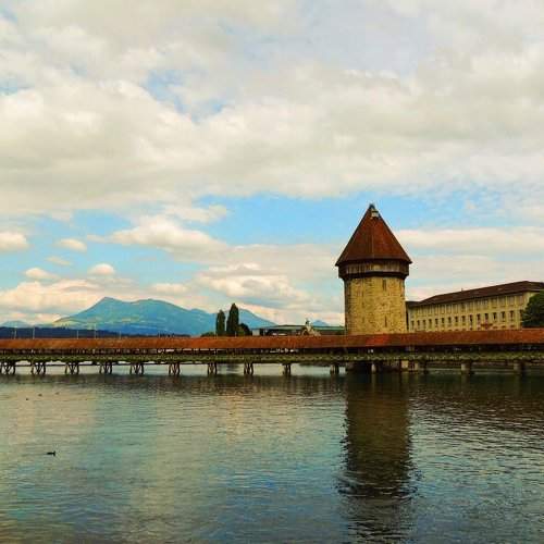 Kapellbrücke Luzern, Switzerland