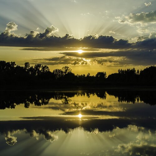 Two Suns in the Sunset