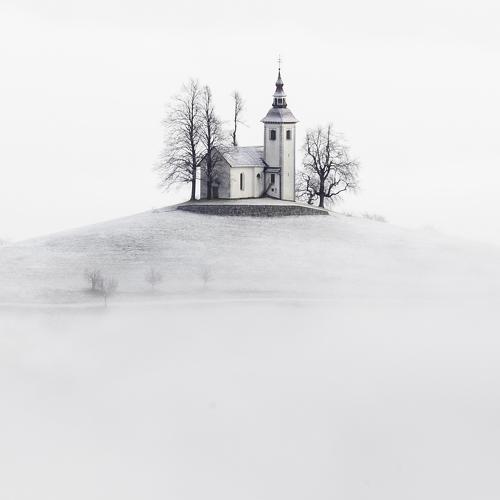 Misty hill