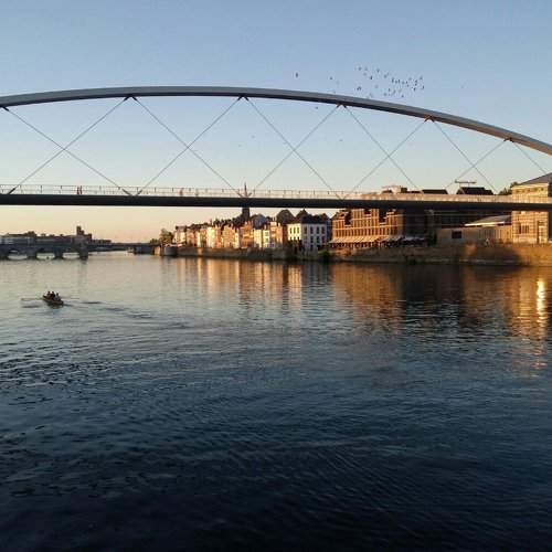 Maas river.