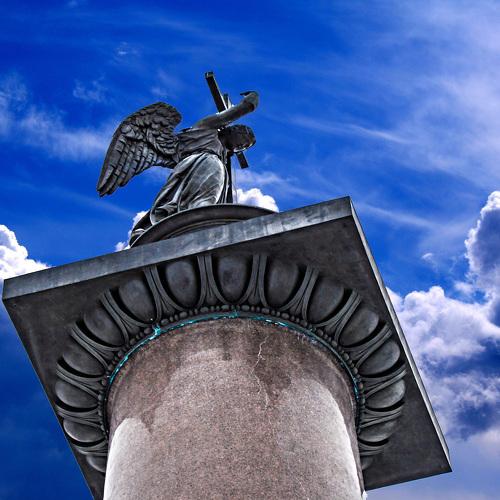 angel above the city