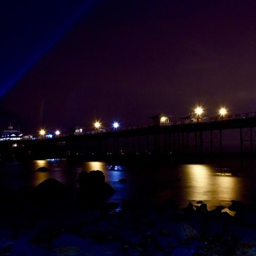 Llandudno pier by night