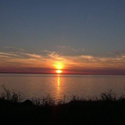 Закат на Киевском море