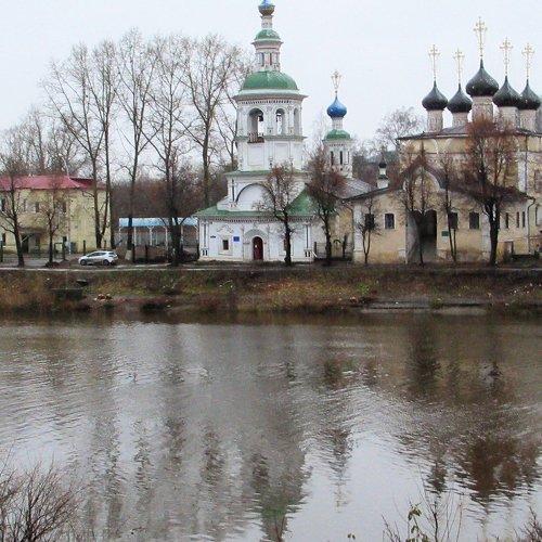 Вологодская набережная. Дождливый ноябрь