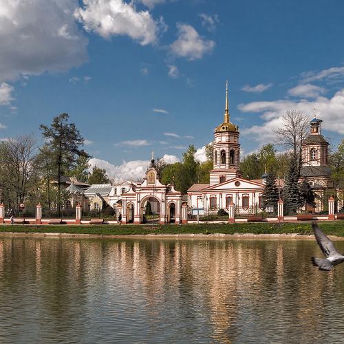 Крестовоздвиженский храм.Алтуфьево. Москва.