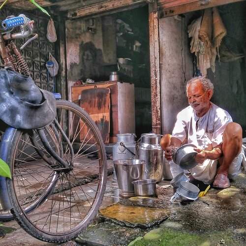 Life of a milk seller