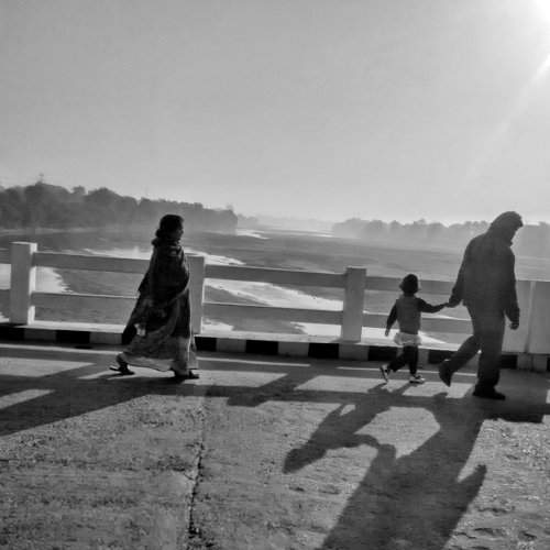 Guided by father, cared by mother