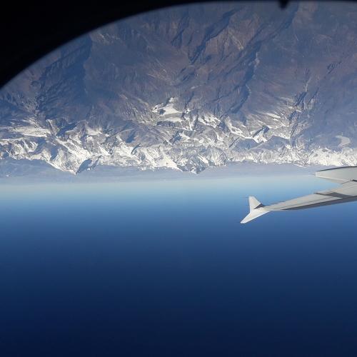 Above the wings