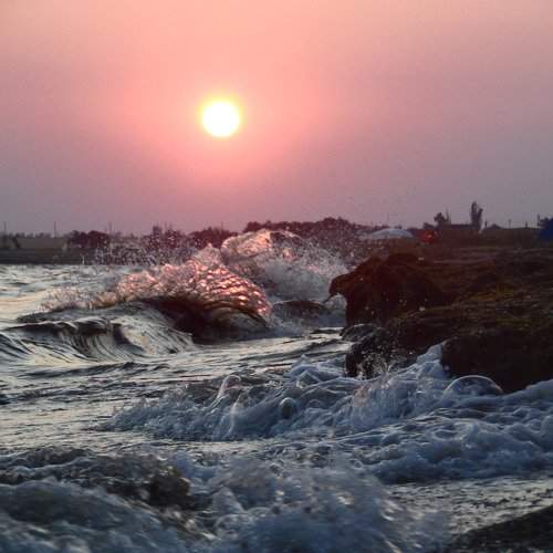 Вечернее море