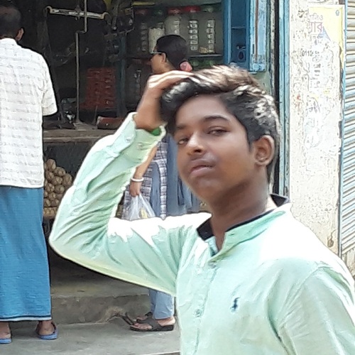 Boy looking