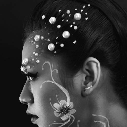 The Flowers And Girl