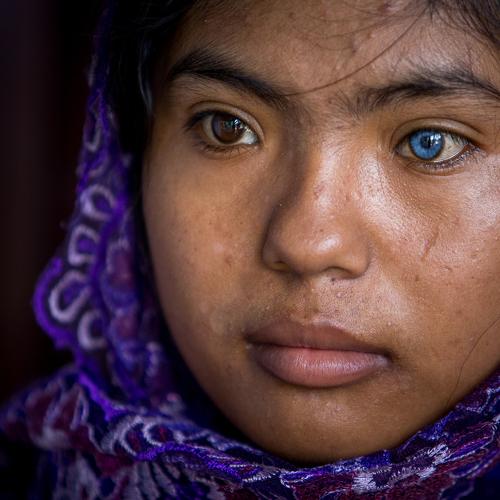 Portrait of a Cham girl